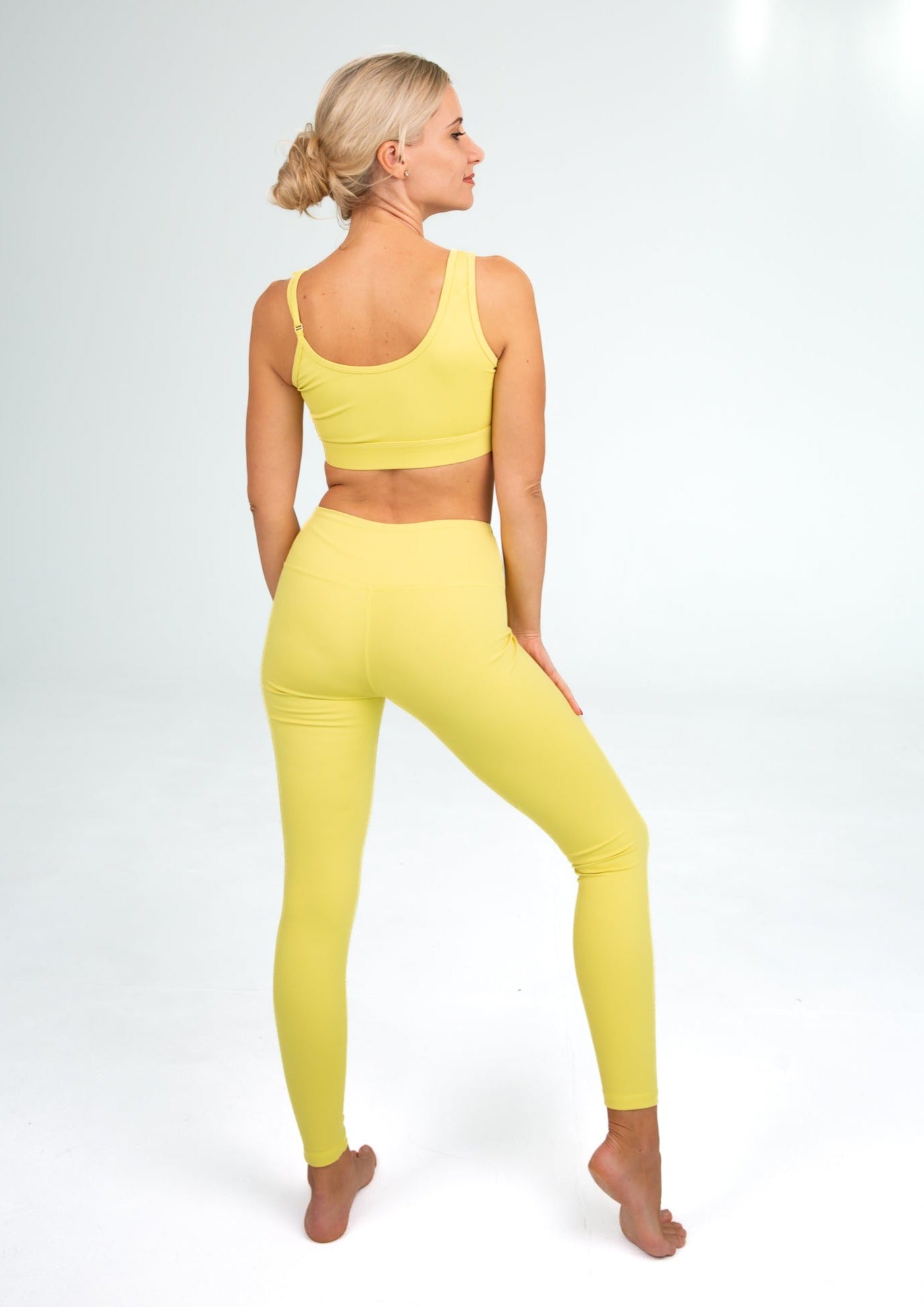 The Lemon Yoga Leggings: Yellow Yoga Leggings– MomQueenBoutique